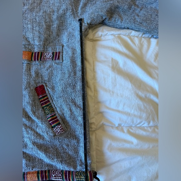 Gray Hooded sweatshirt with Multicolor Accents for the better sweater - Picture 8 of 10